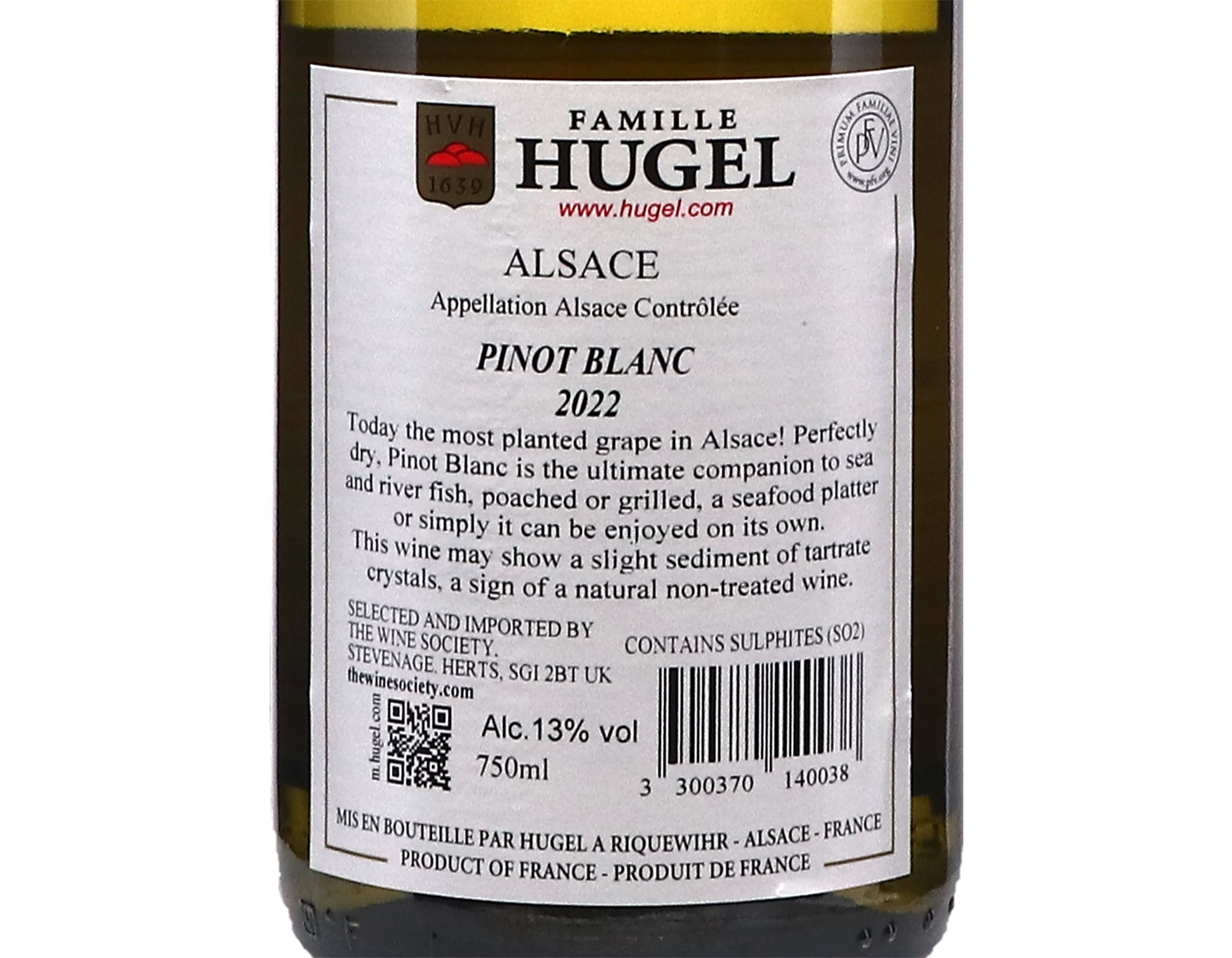 Pinot Blanc Classic Cuvee Les Amours Famille Hugel 2022