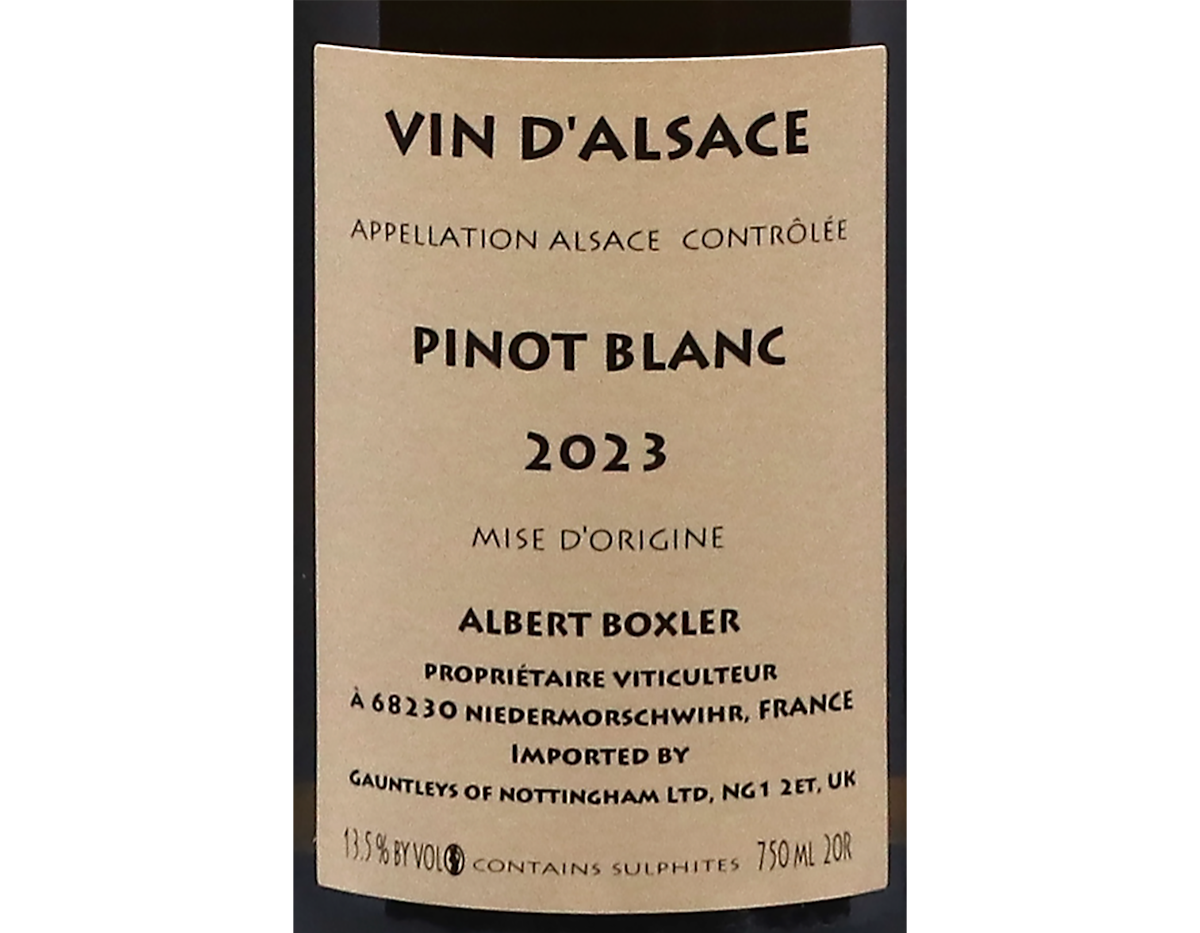 Pinot Blanc, Domaine Albert Boxler 2023