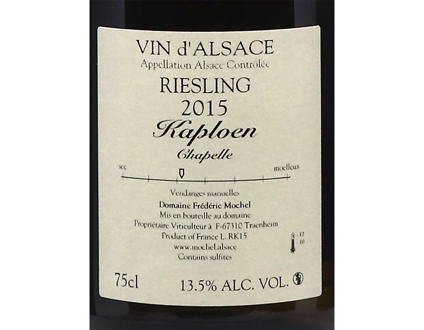 Riesling Kaploen Frederic Mochel 2015