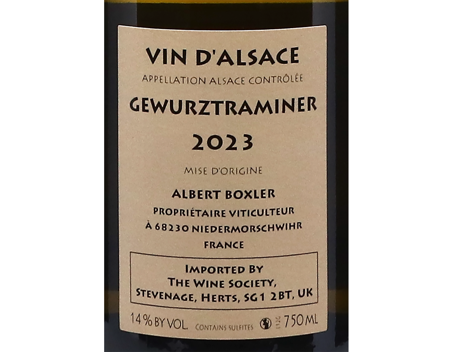 Gewurztraminer Boxler 23