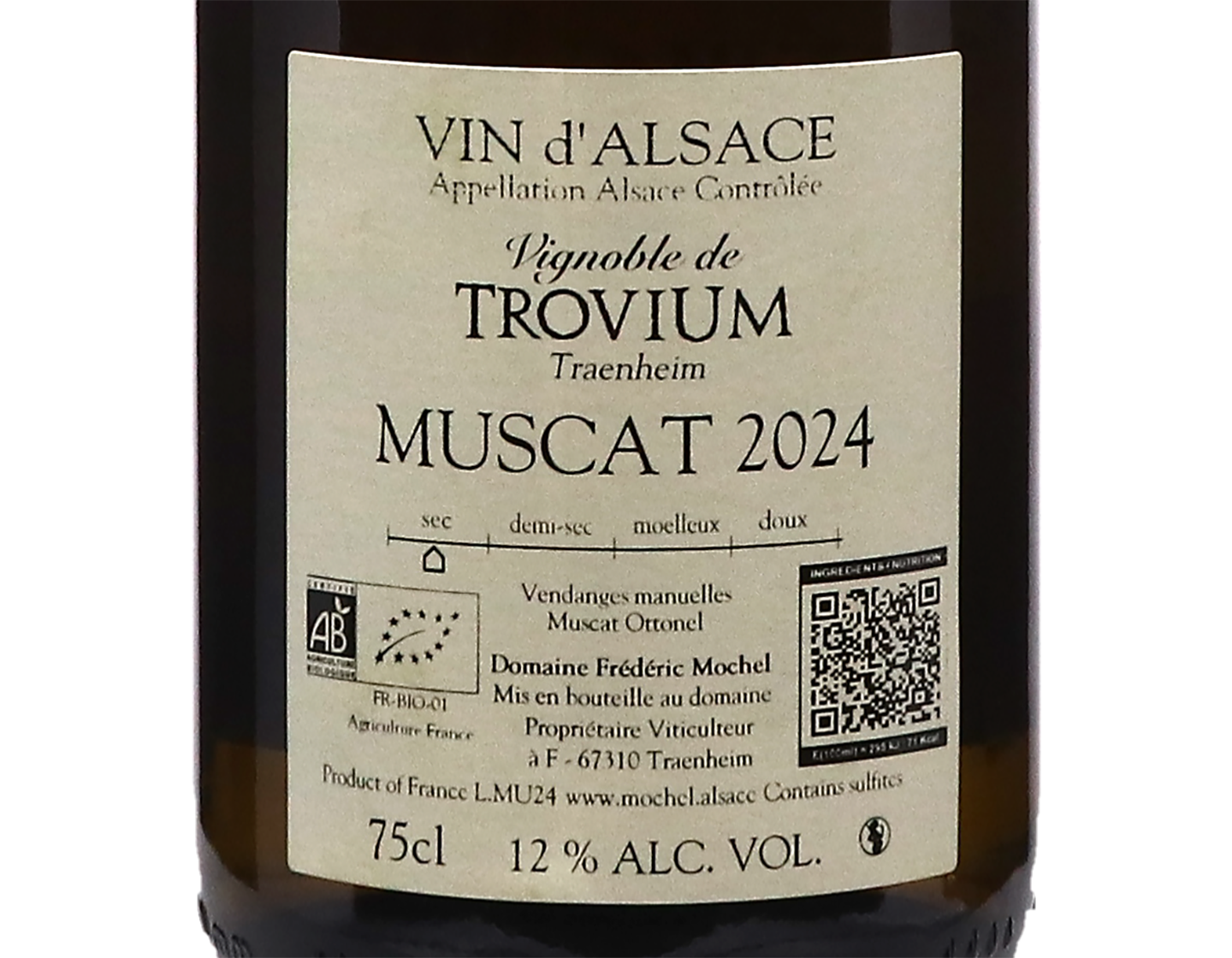 Muscat Domaine Frederic Mochel 2024