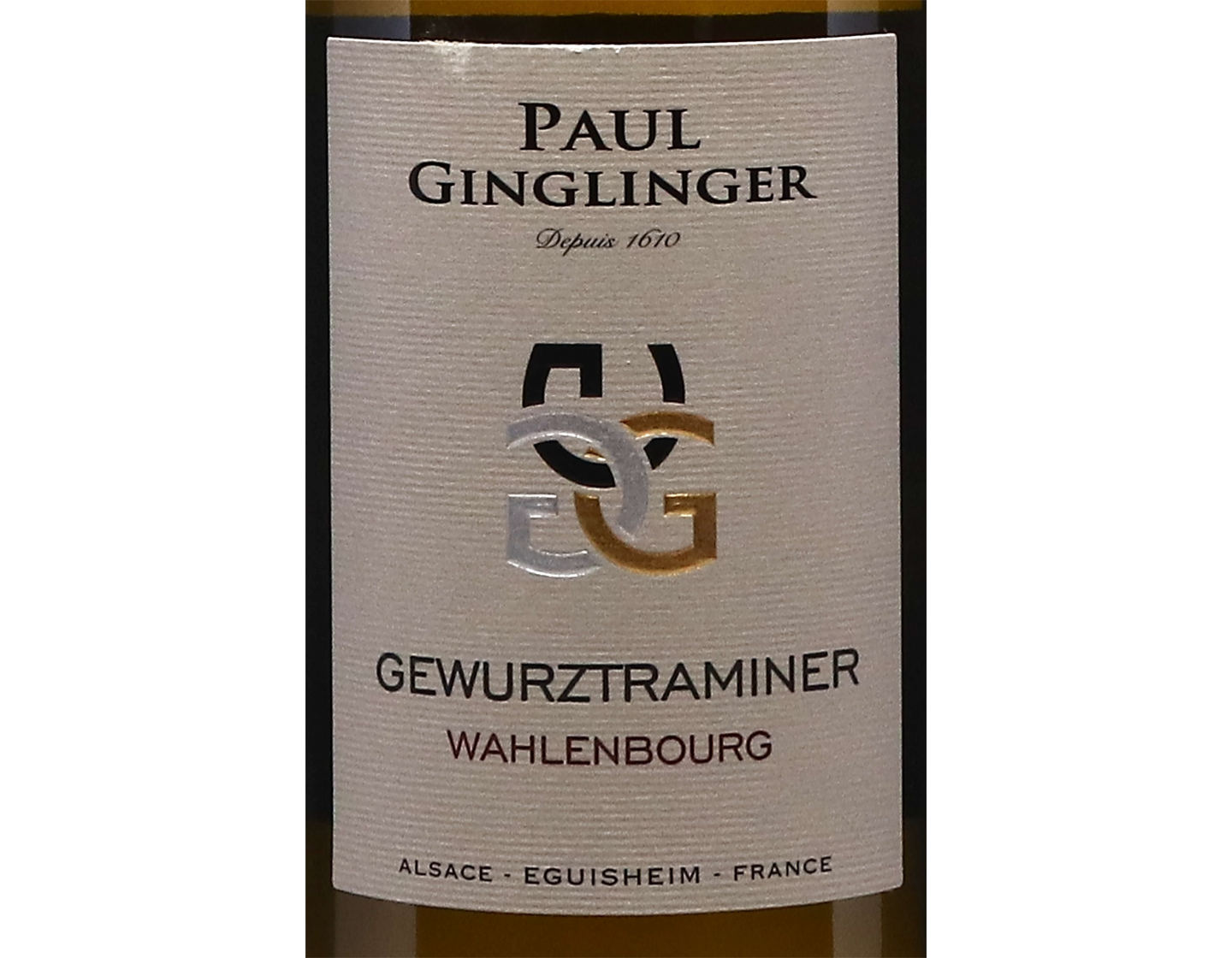 Gewurztraminer Wahlenbourg, Domaine Ginglinger 2022