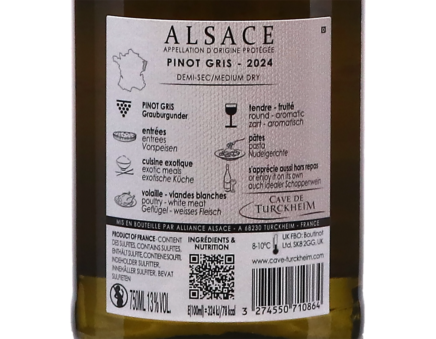 Pinot Gris Cave de Turckheim 2024