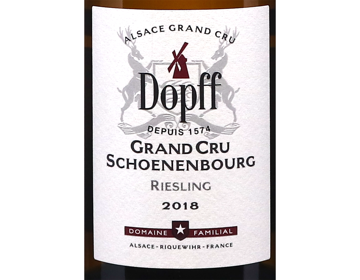 Riesling Grand Cru Schoenenbourg, Dopff au Moulin 2018