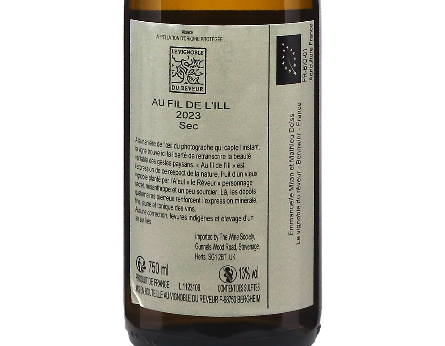 Au Fil de L’ILL, Vignoble du Rêveur 2023