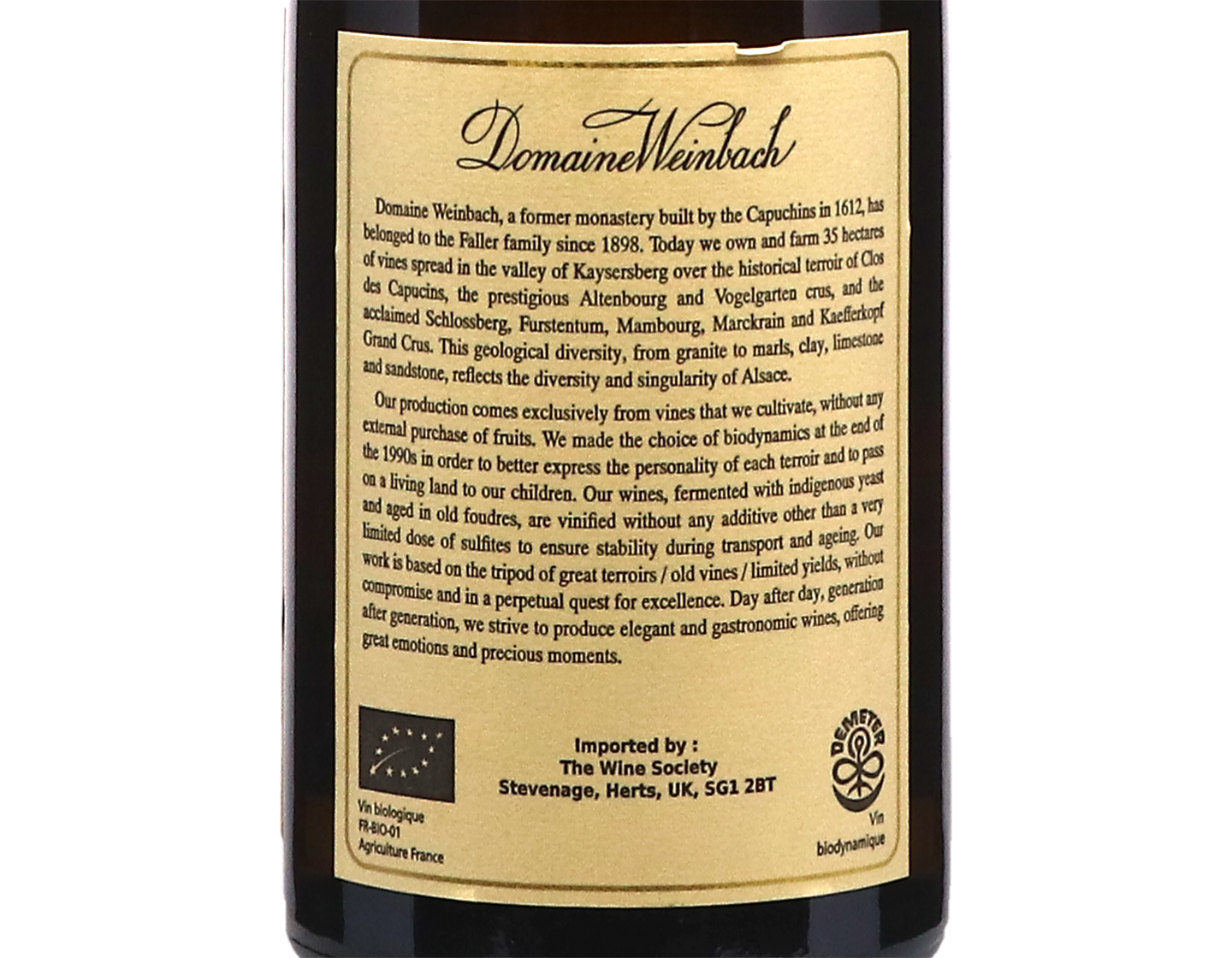 Pinot Gris Clos des Capucins 2023,Domaine Weinbach
