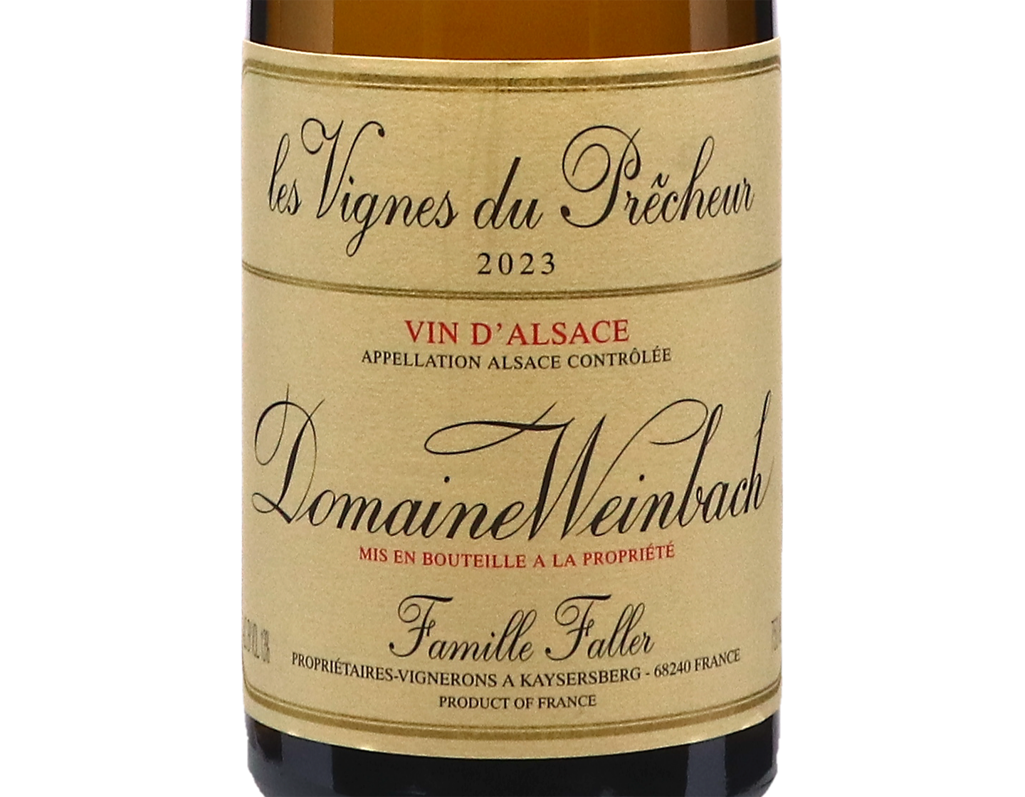 Les Vignes de Precheur 2023,Domaine Weinbach