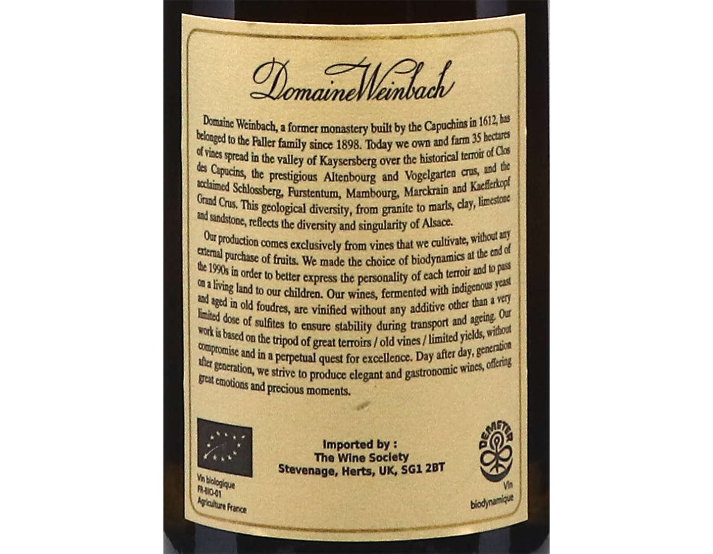 Gewurztraminer Les Treilles du Loup, Domaine Weinbach 2023