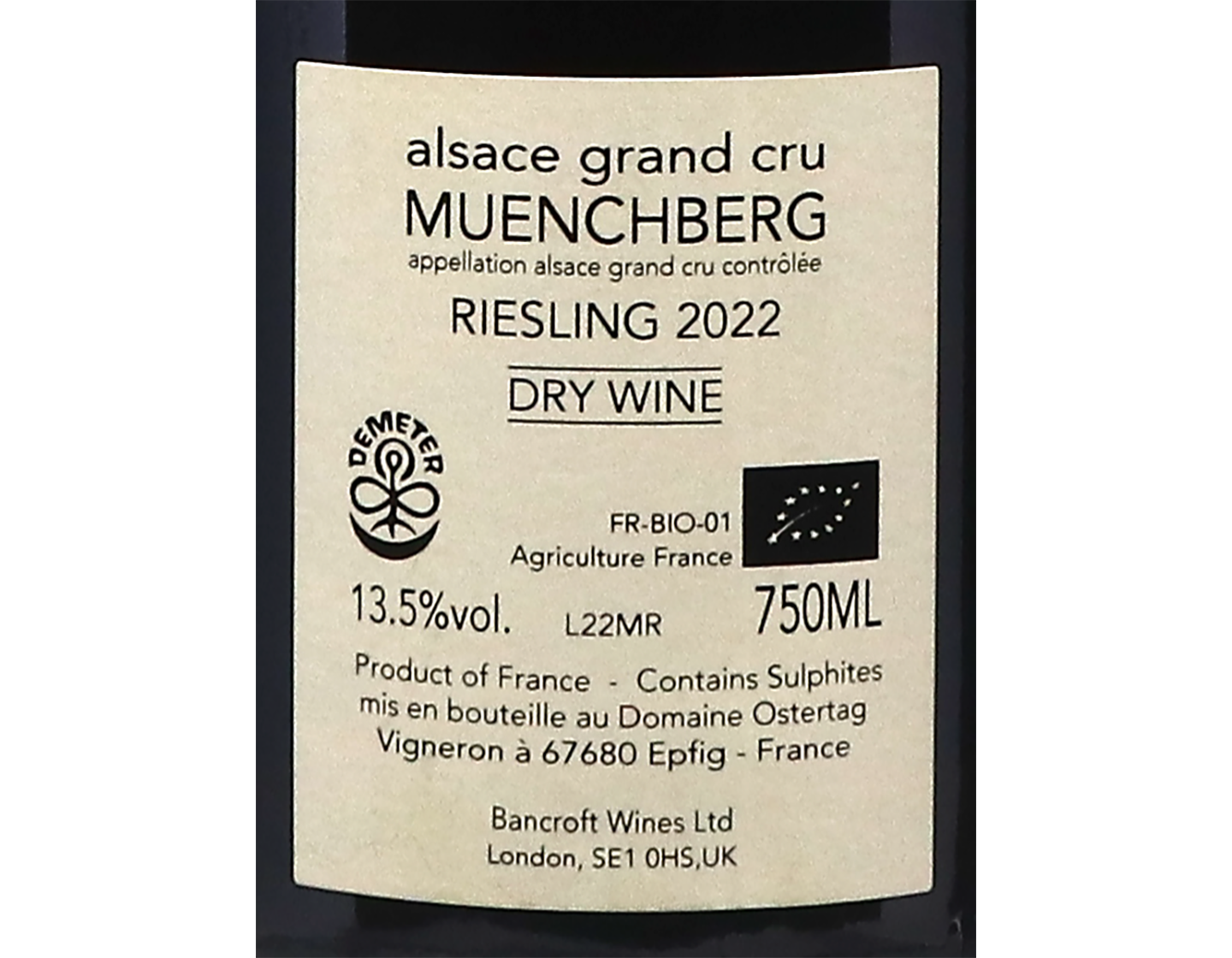 Muenchberg Riesling 2022