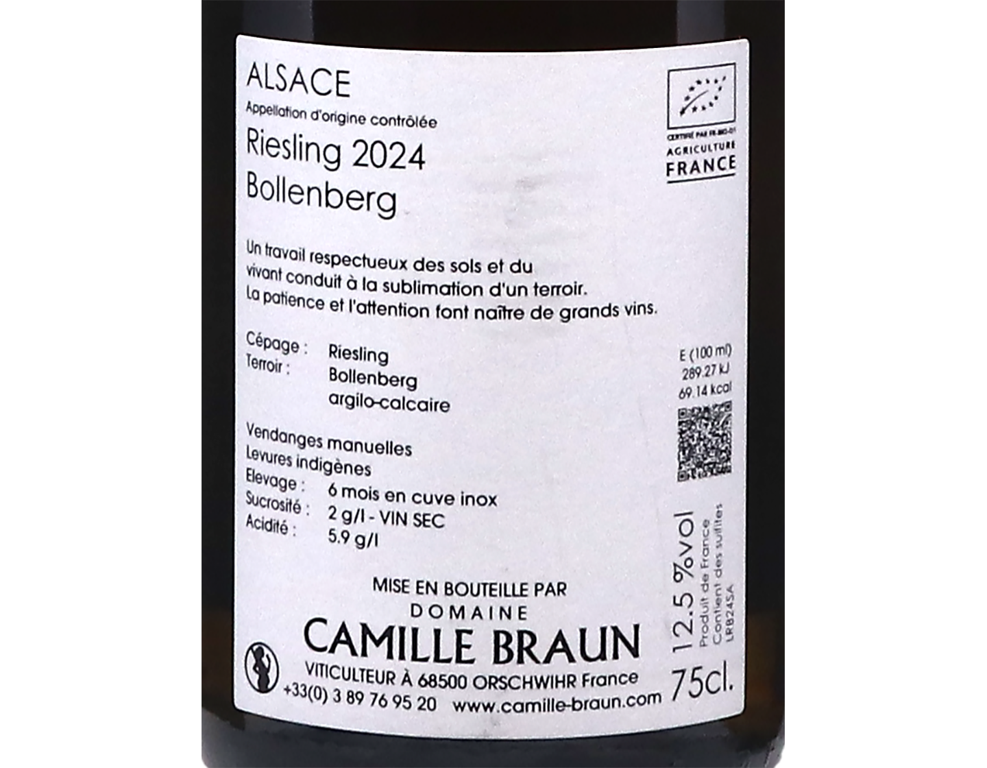Riesling Bollenberg Braun