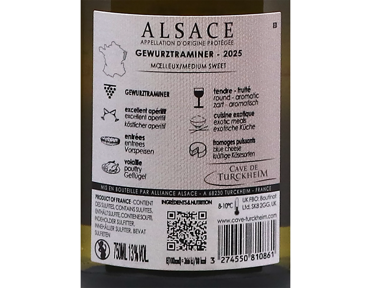 Gewurztraminer Cave de Turckheim 2025