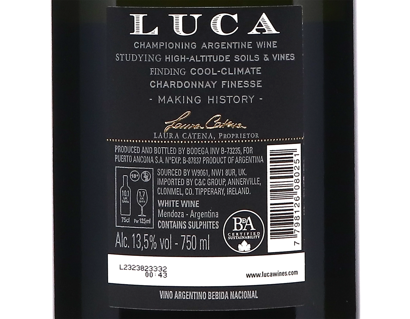 Luca Chardonnay GLot 2021