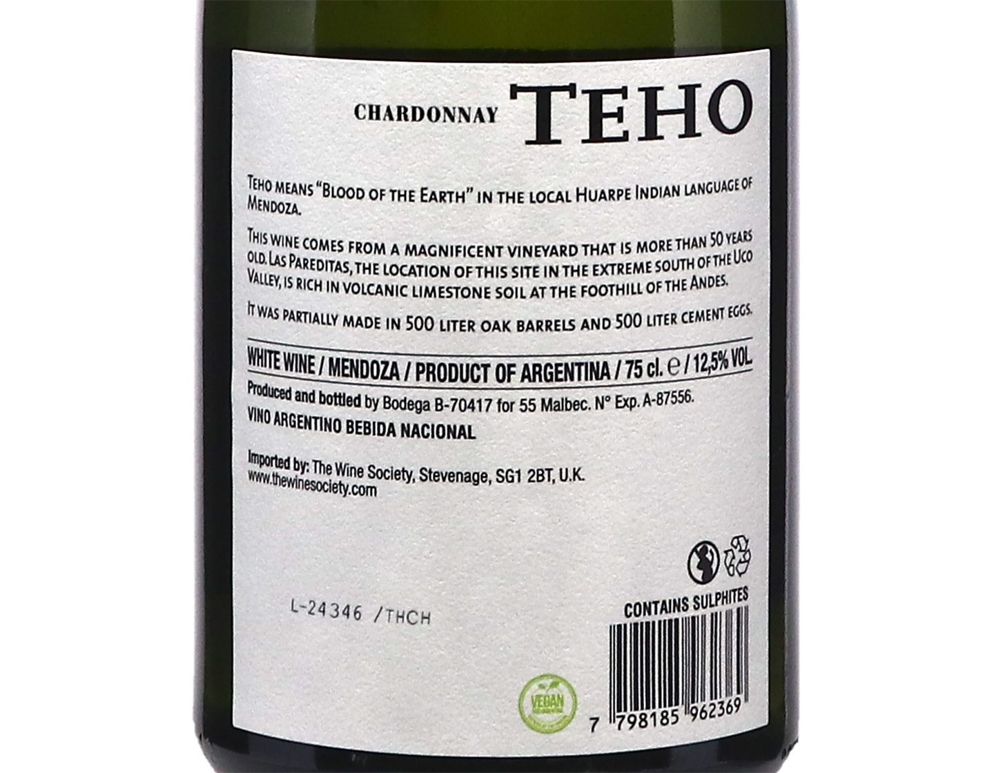 Teho Gualtallary Chardonnay 2022