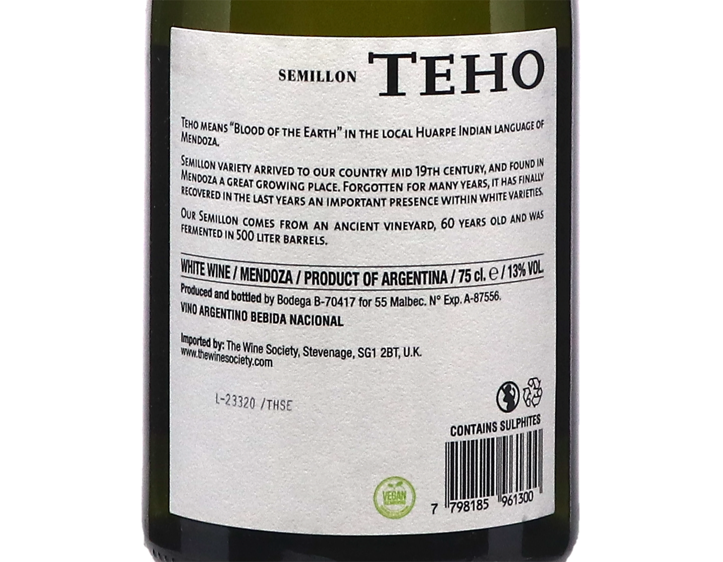Teho La Consulta Semillon 2022