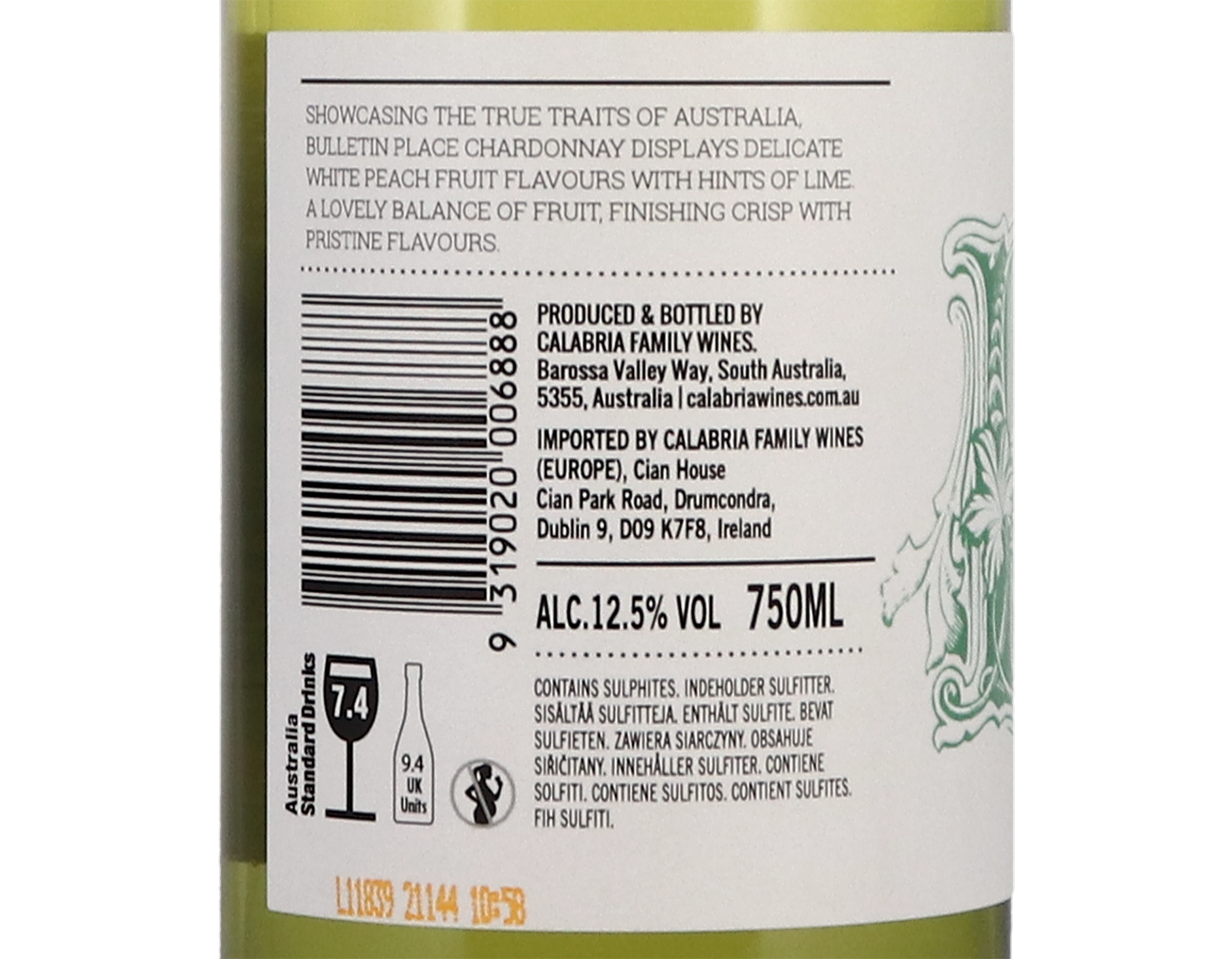 Bulletin Place Australian Chardonnay 2021