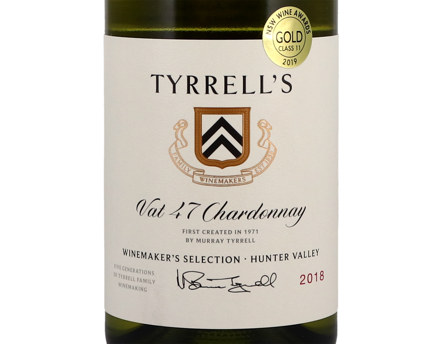 Tyrrells Vat 47 Hunter Valley Chardonnay 2018