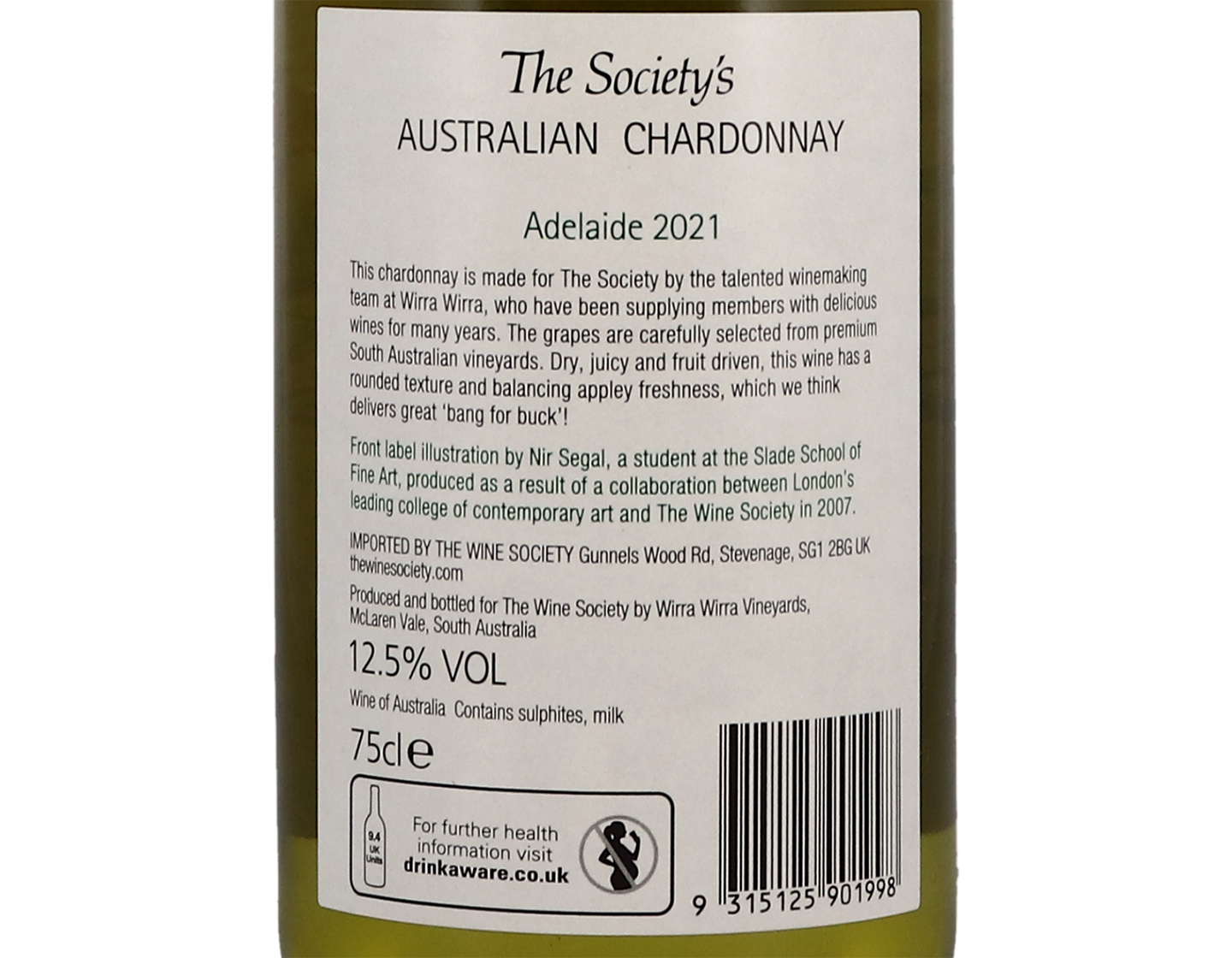 The Society's Australian Chardonnay 2021