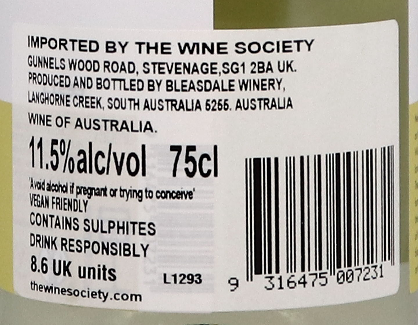 Bleasdale The Wild Pear Sauvignon Verdelho 2021