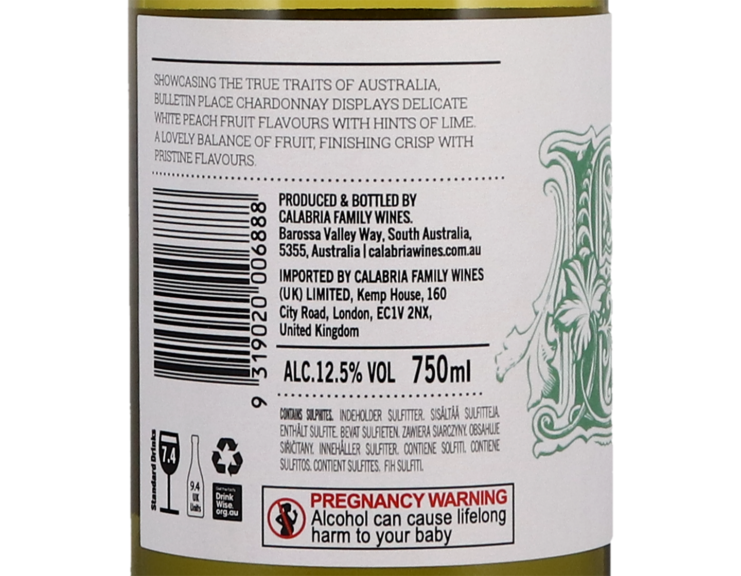 Bulletin Place Australian Chardonnay 2022