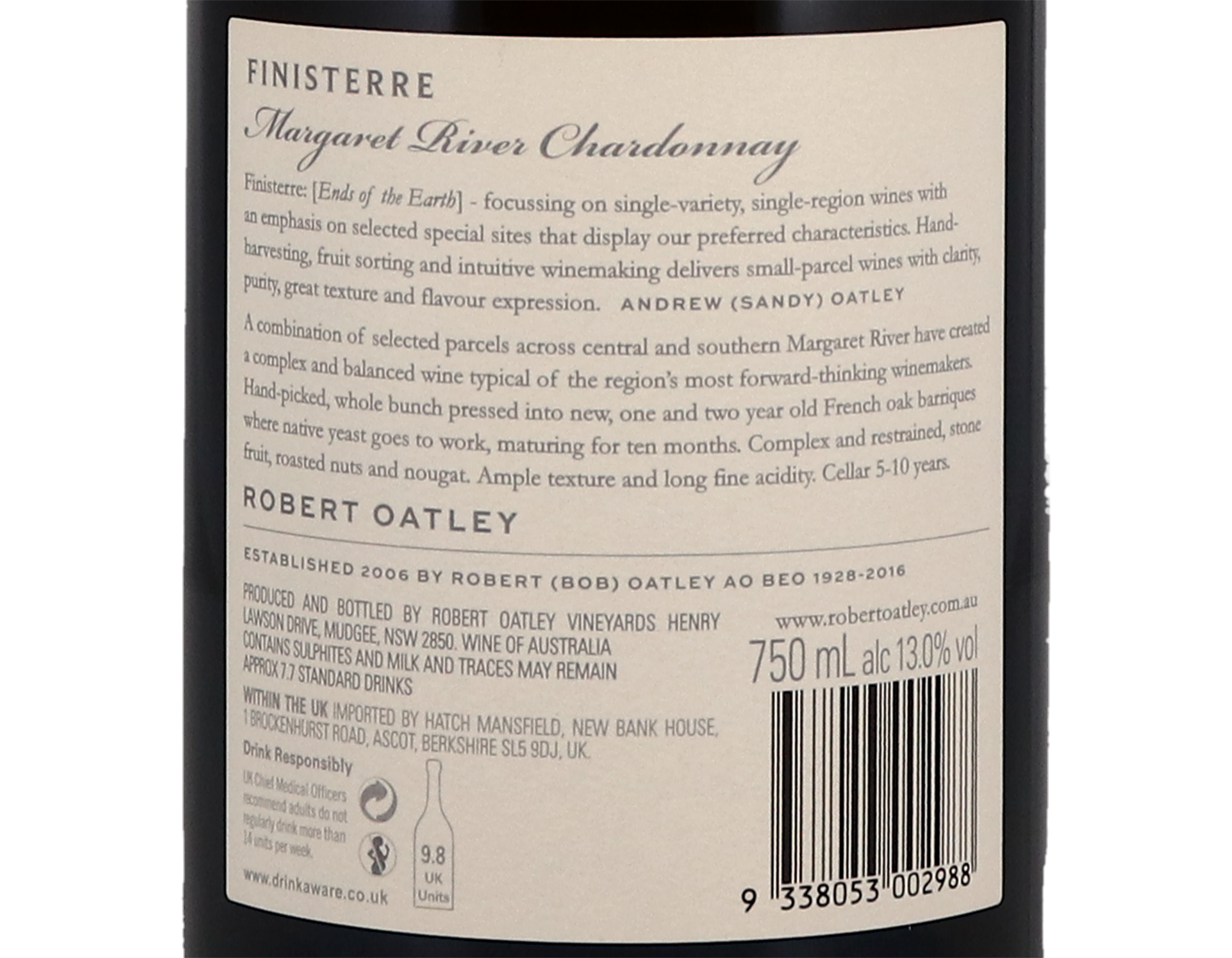 Robert Oatley Finistere Margaret River Chardonnay 2020
