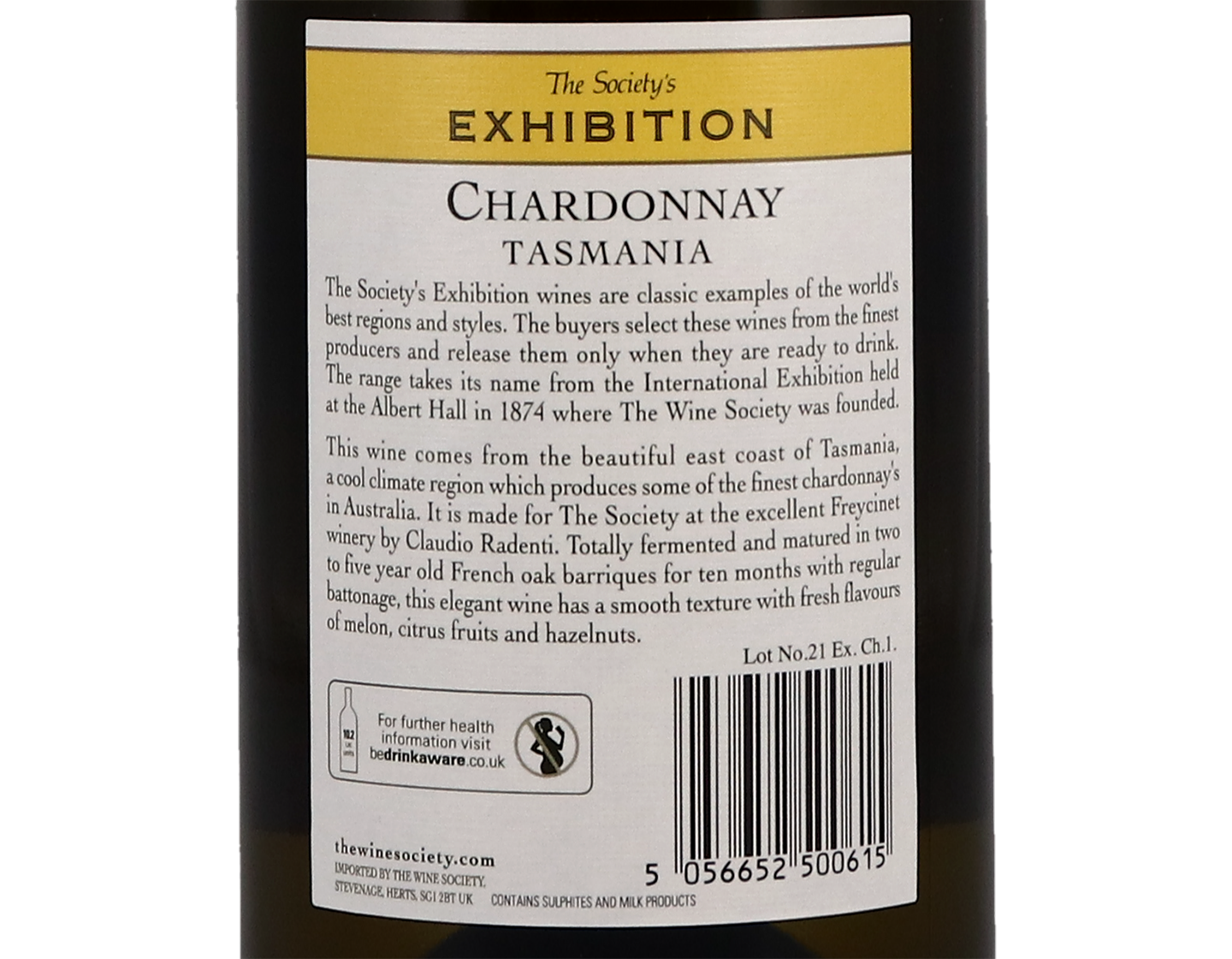 The Societys Exhibition Tasmanian Chardonnay 2021