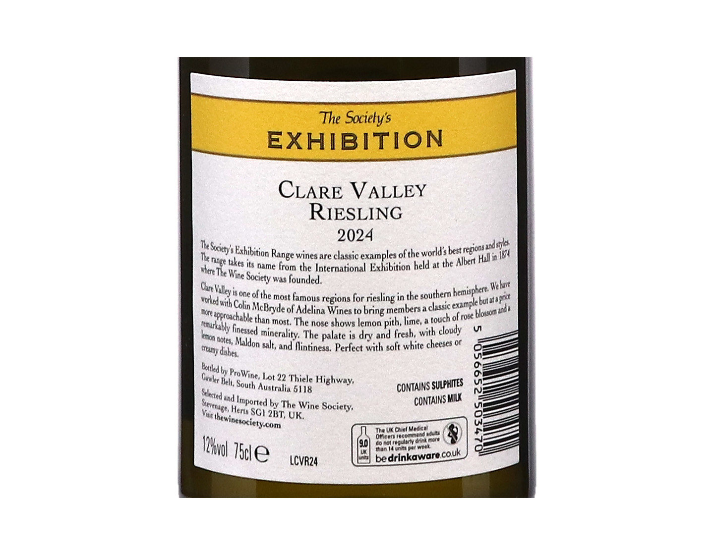 The Societys Exhibition Clare Valley Riesling 2024