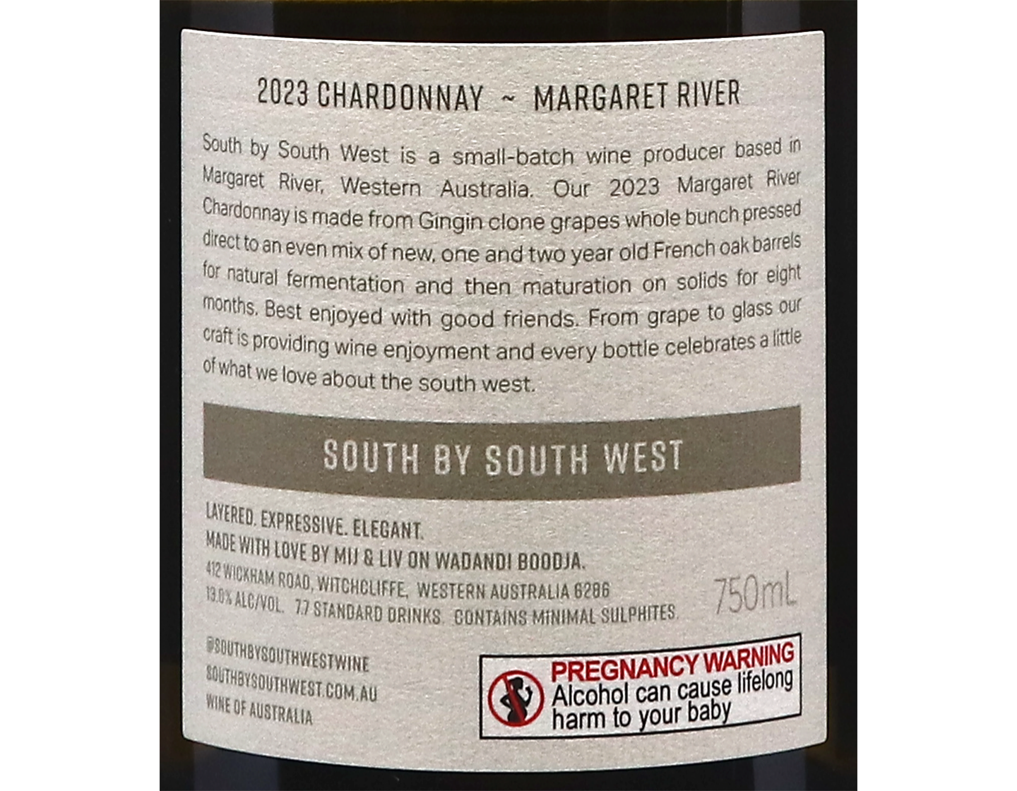 South By South West Margaret River Chardonnay 2023