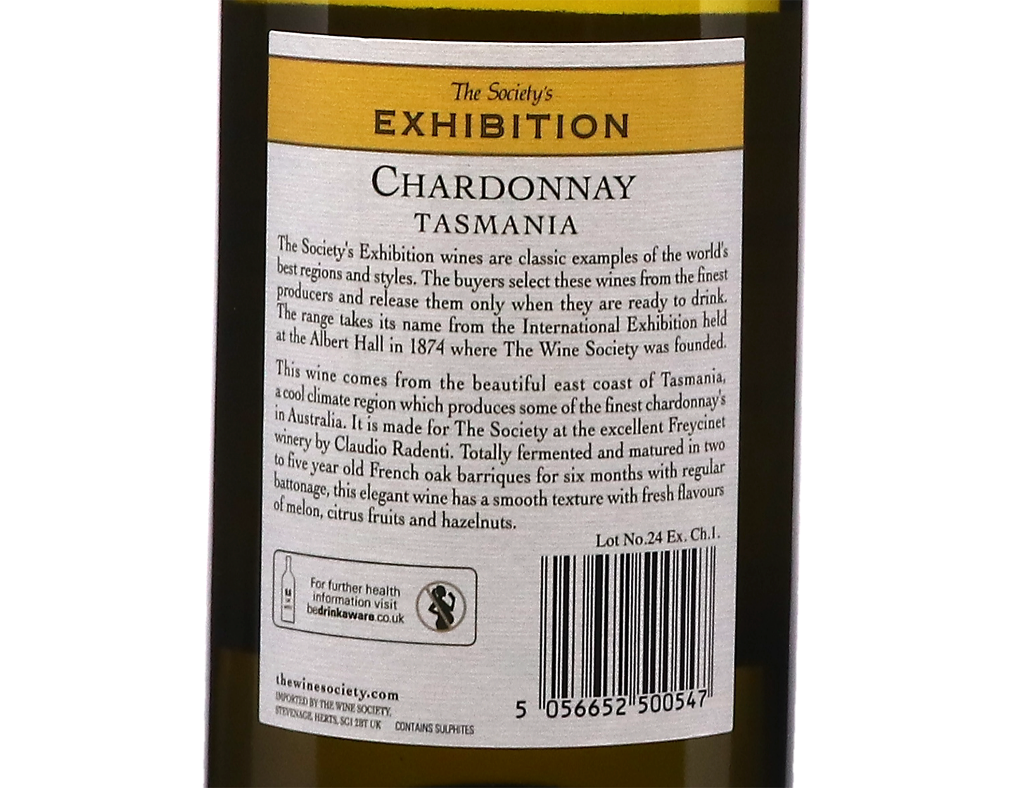 The Society's Exhibition Tasmanian Chardonnay 2024