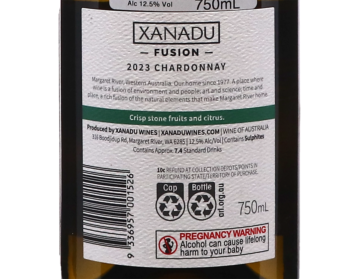 Xanadu Fusion Margaret River Chardonnay 2023
