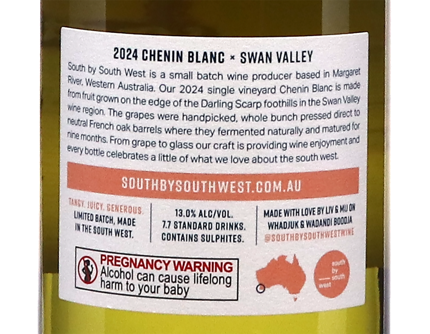 South by South West Swan Valley Chenin Blanc 2024