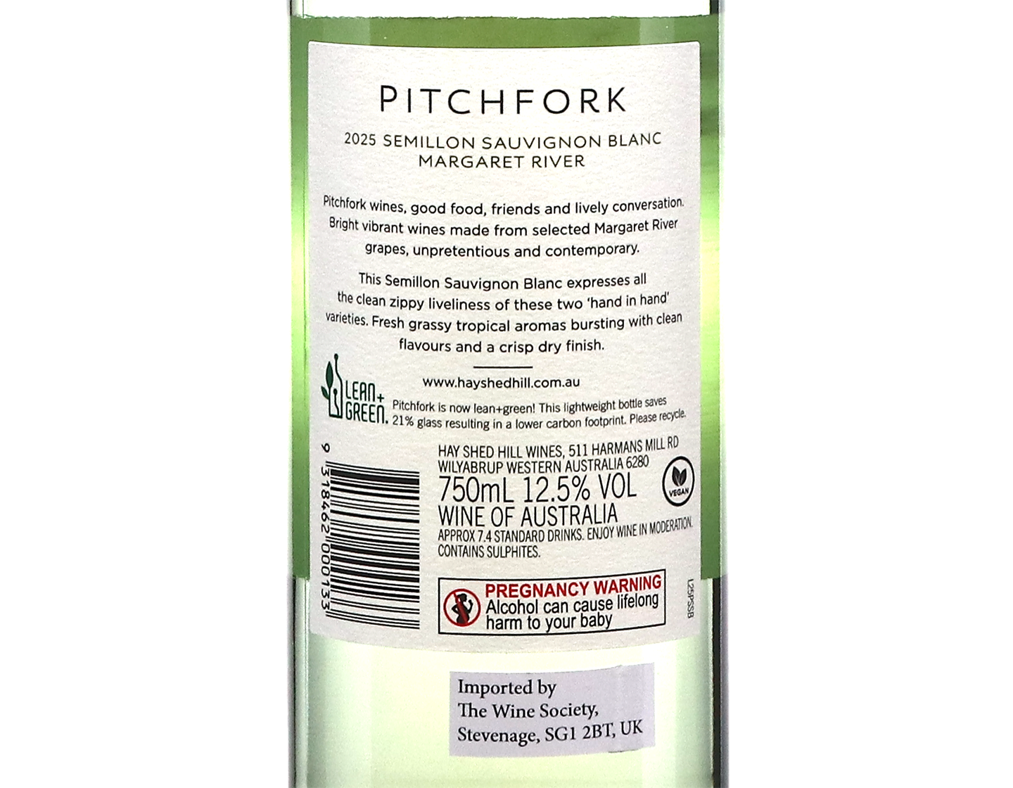 Hay Shed Hill Pitchfork Margaret River Semillon Sauvignon Blanc 2025