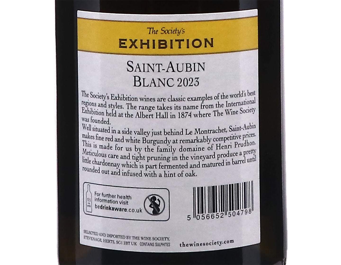 The Society's Exhibition St Aubin Blanc 2023