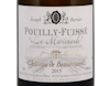 Ch de Beauregard Pouilly Fuisse Marechaude 2015 view 2