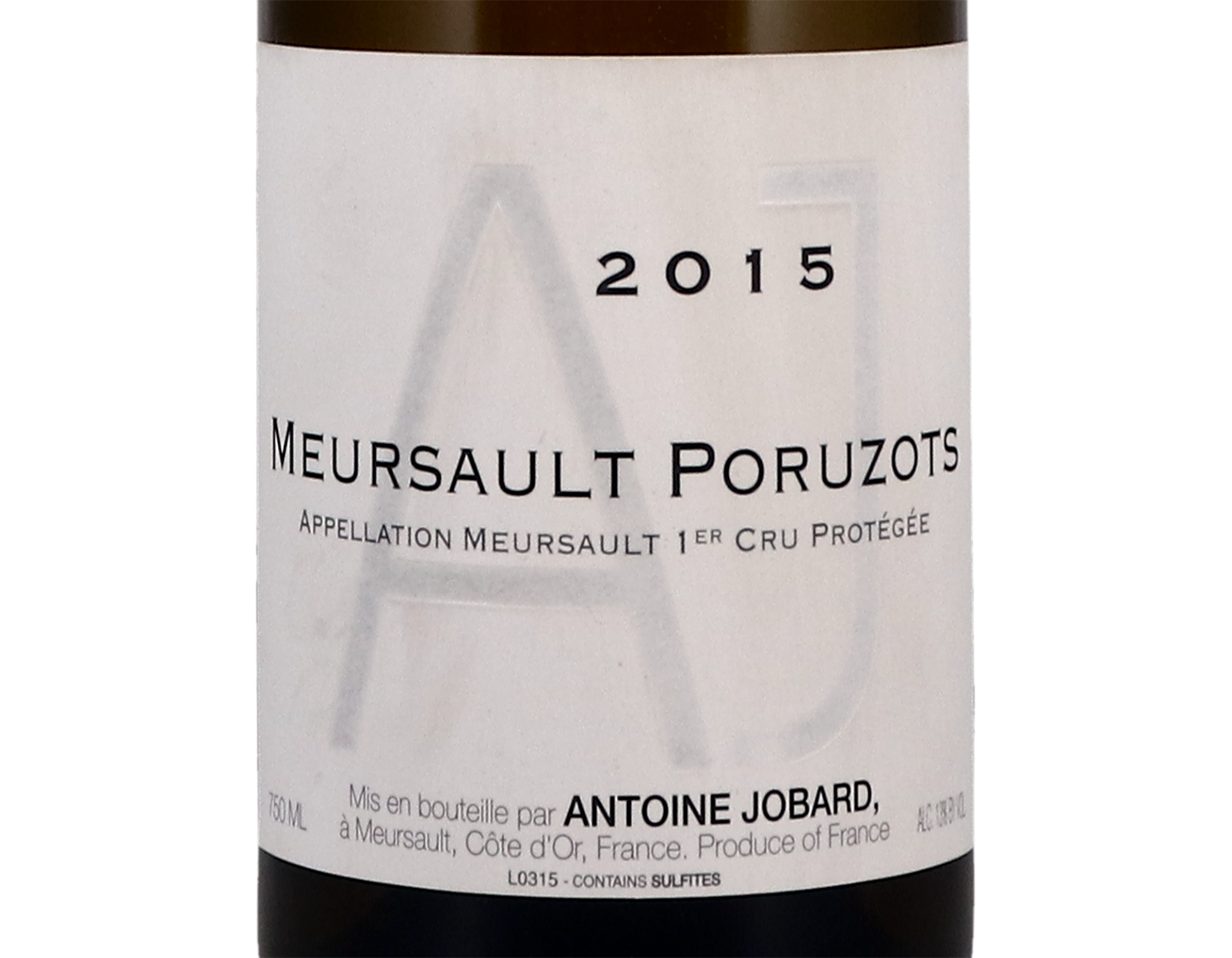 Domaine Antoine Jobard Meursault PC Poruzots 2015