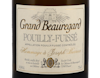 Château de Beauregard, Grand Beauregard Pouilly-Fuissé 2015 view 2