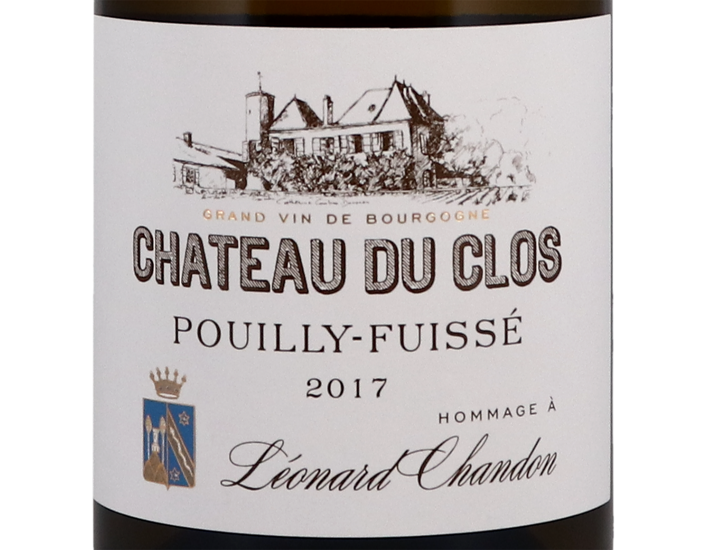 Ch du Clos Pouilly Fuisse Hommage a Leonard Chandon 2017