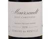 Domaine de Montille Meursault Saint Christophe 2018 ORGANIC view 2