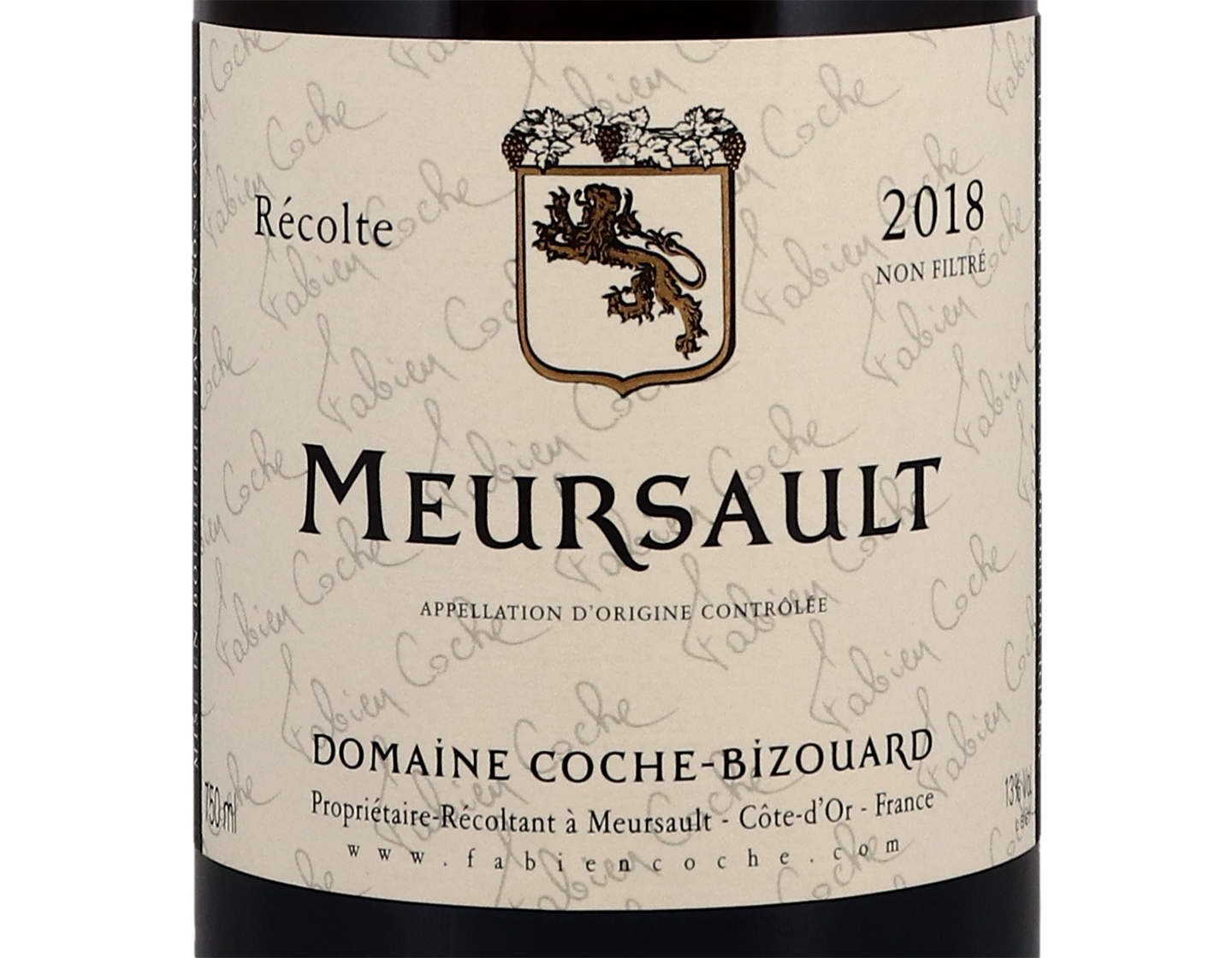 Domaine Coche Bizouard Meursault Blanc 2018