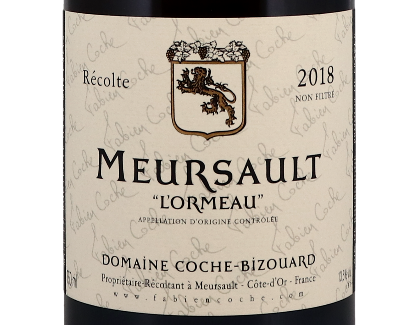 Domaine Coche-Bizouard, Meursault Ormeau 2018