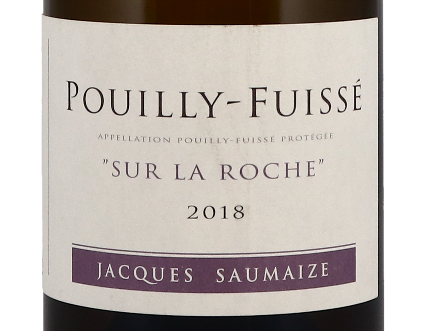 Jacques Saumaize Pouilly Fuisse Sur La Roche 2018