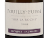 Jacques Saumaize Pouilly Fuisse Sur La Roche 2018 view 2