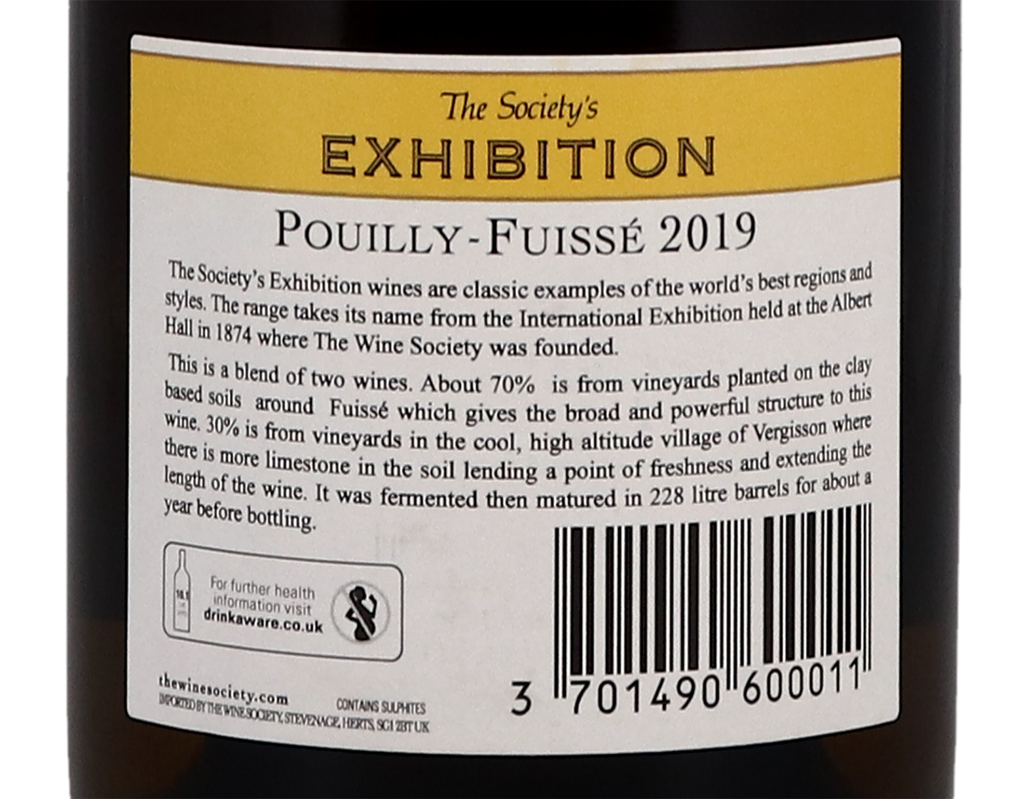 The Society's Exhibition Pouilly Fuisse 2019