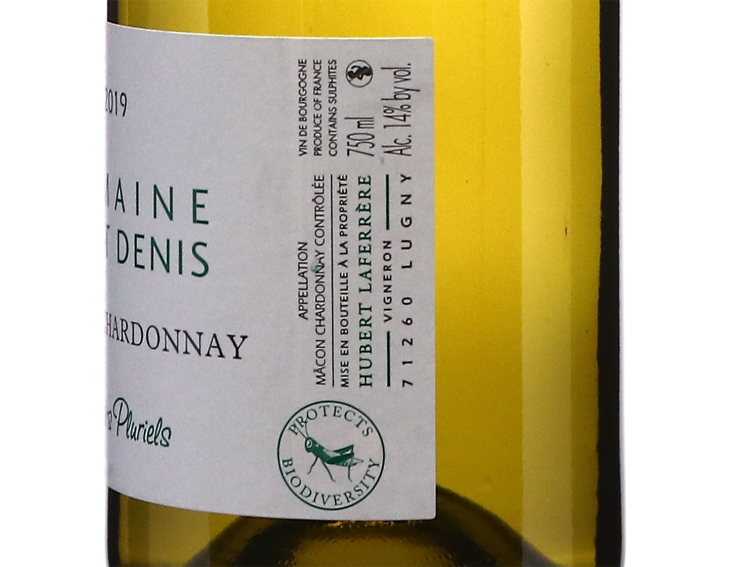 Domaine Saint-Denis, Mâcon-Chardonnay Terroirs Pluriels 2019