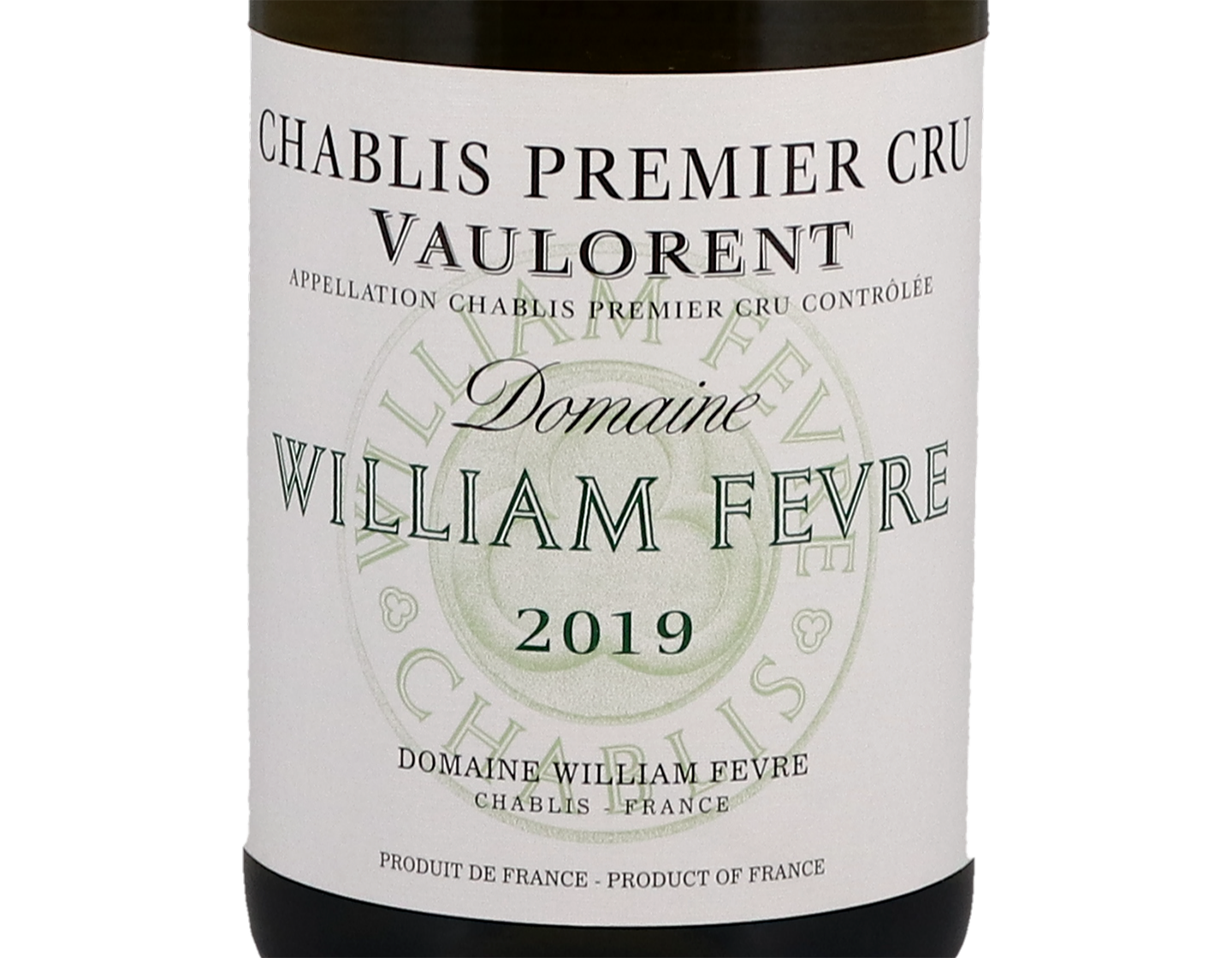 Domaine William Fevre Chablis PC Vaulorent 2019
