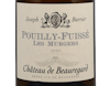 Château de Beauregard, Pouilly-Fuissé Les Murgers 2020 view 2