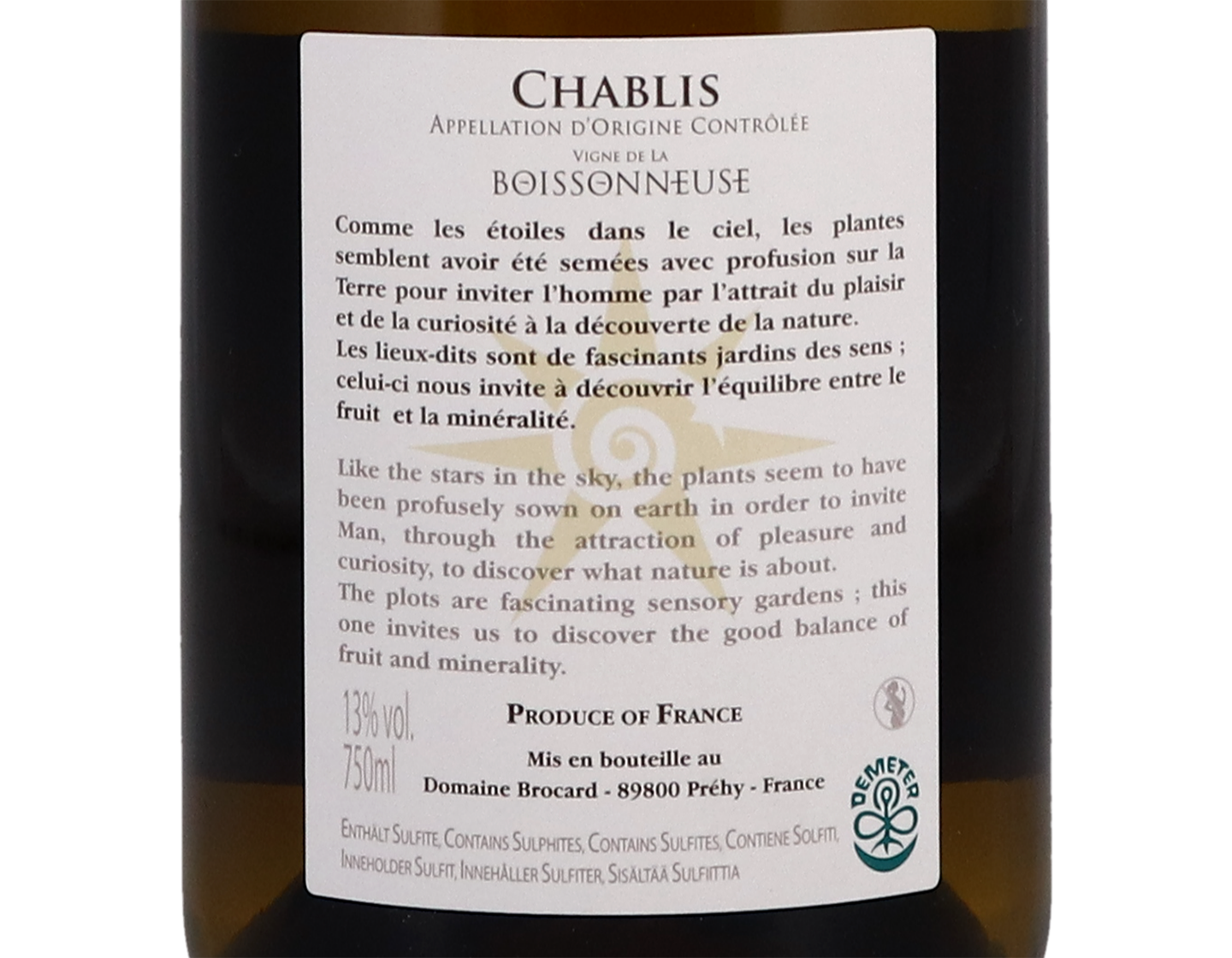 Julien Brocard, Chablis Boissonneuse 2020
