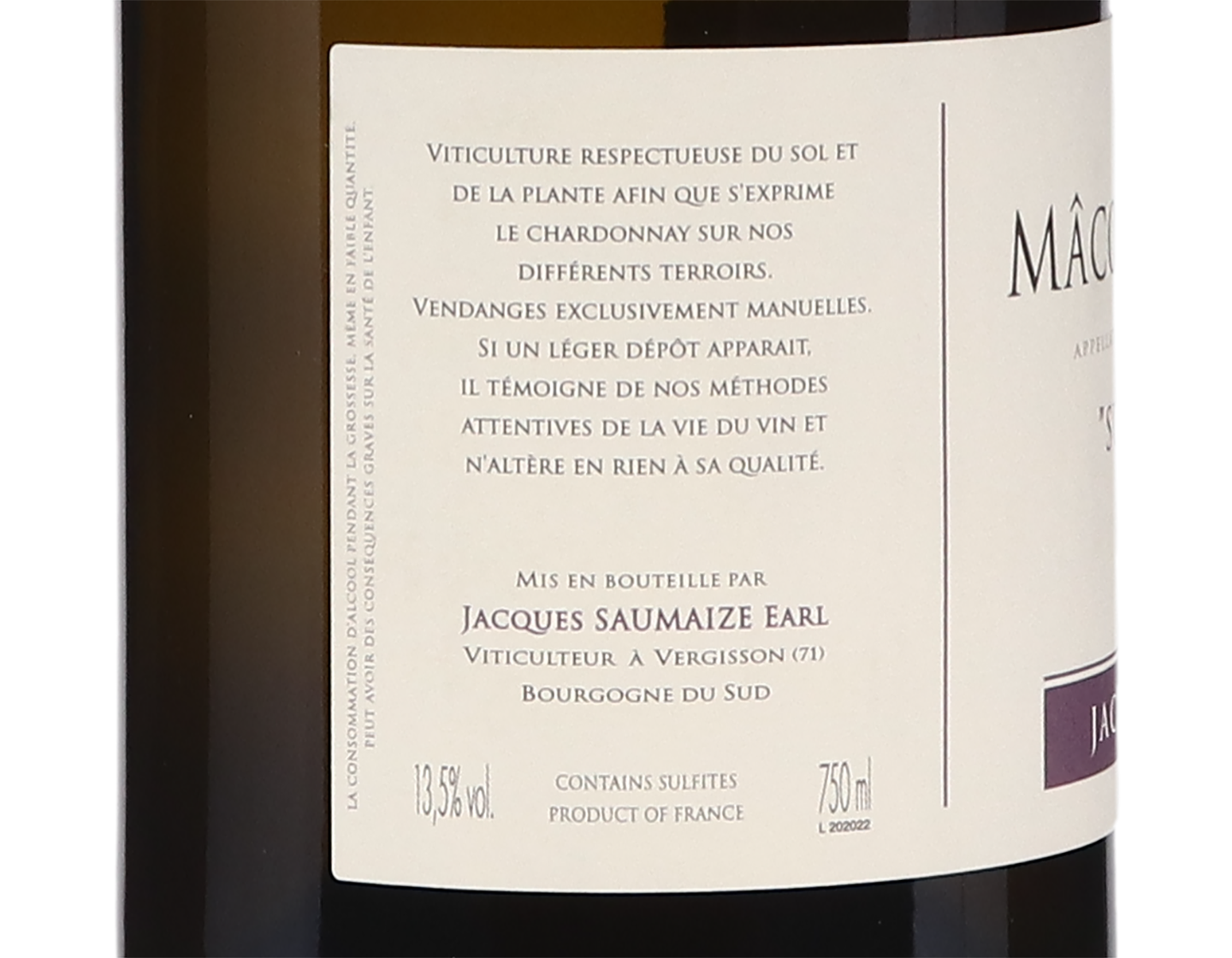 Jacques Saumaize Macon Vergisson Sur La Roche 2020