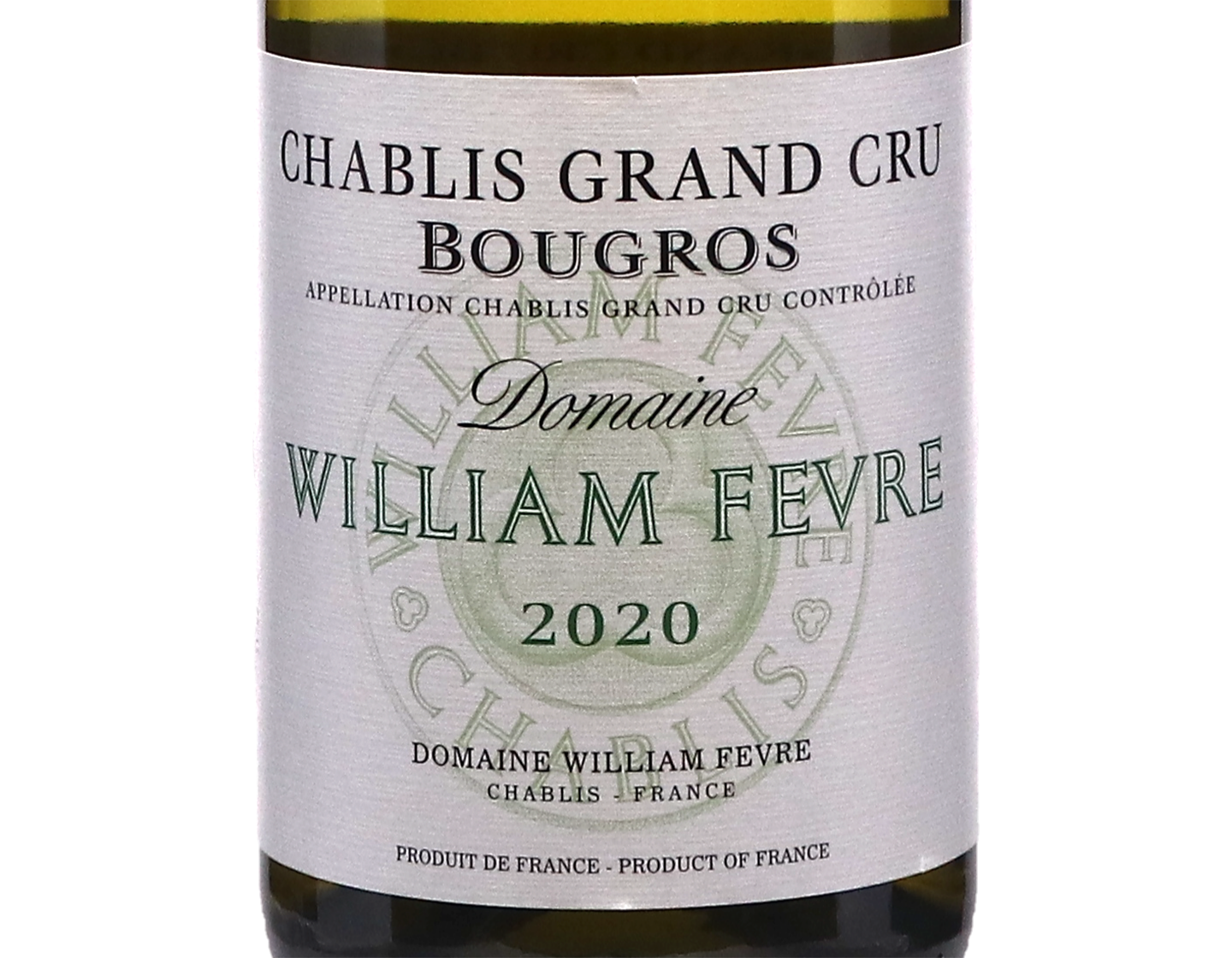 Domaine William Fevre Chablis GC Bougros 2020