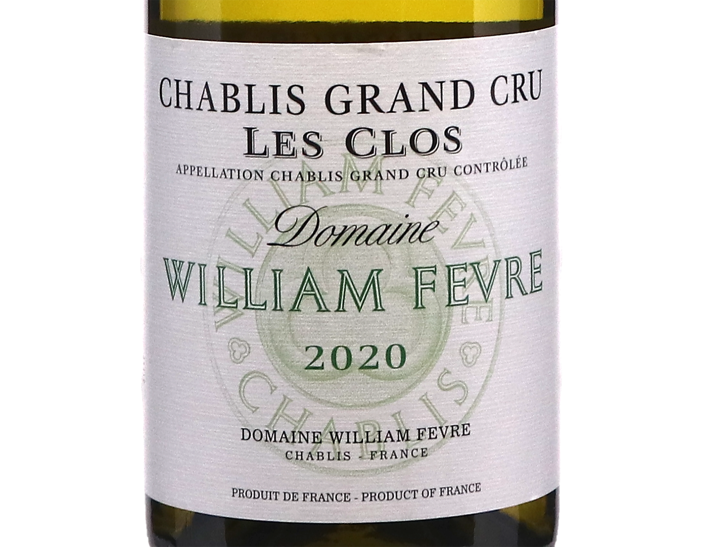 Domaine William Fevre Chablis GC Les Clos 2020