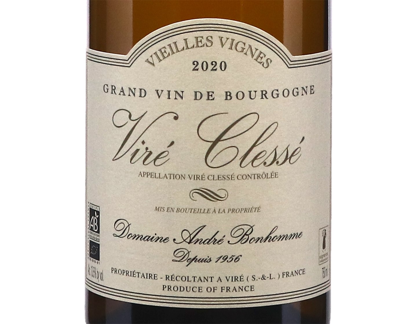 Domaine Andre Bonhomme Vire Clesse Vieilles Vignes 2020